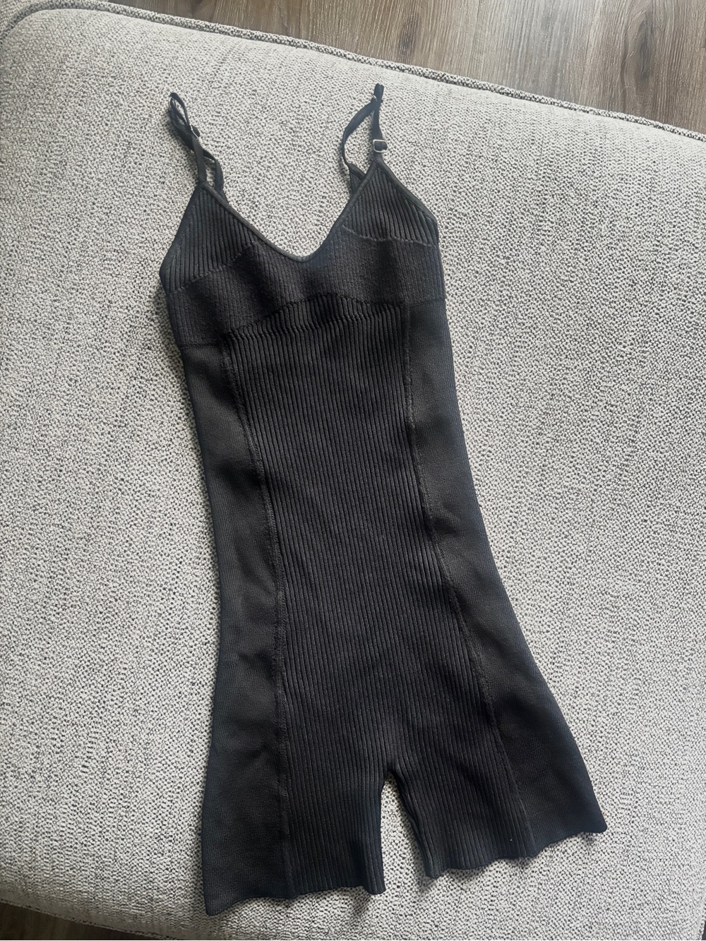 Jacquemus Black Ribbed Bodysuit - Picture 1 of 7